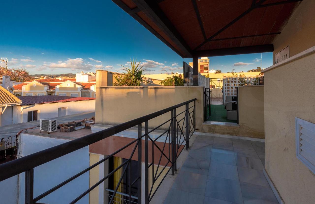 Modern Studio With Private Rooftop Terrace By Rems Málaga Extérieur photo