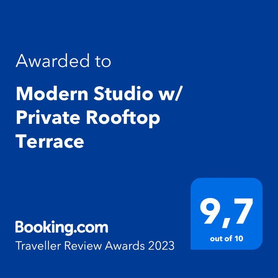 Modern Studio With Private Rooftop Terrace By Rems Málaga Extérieur photo