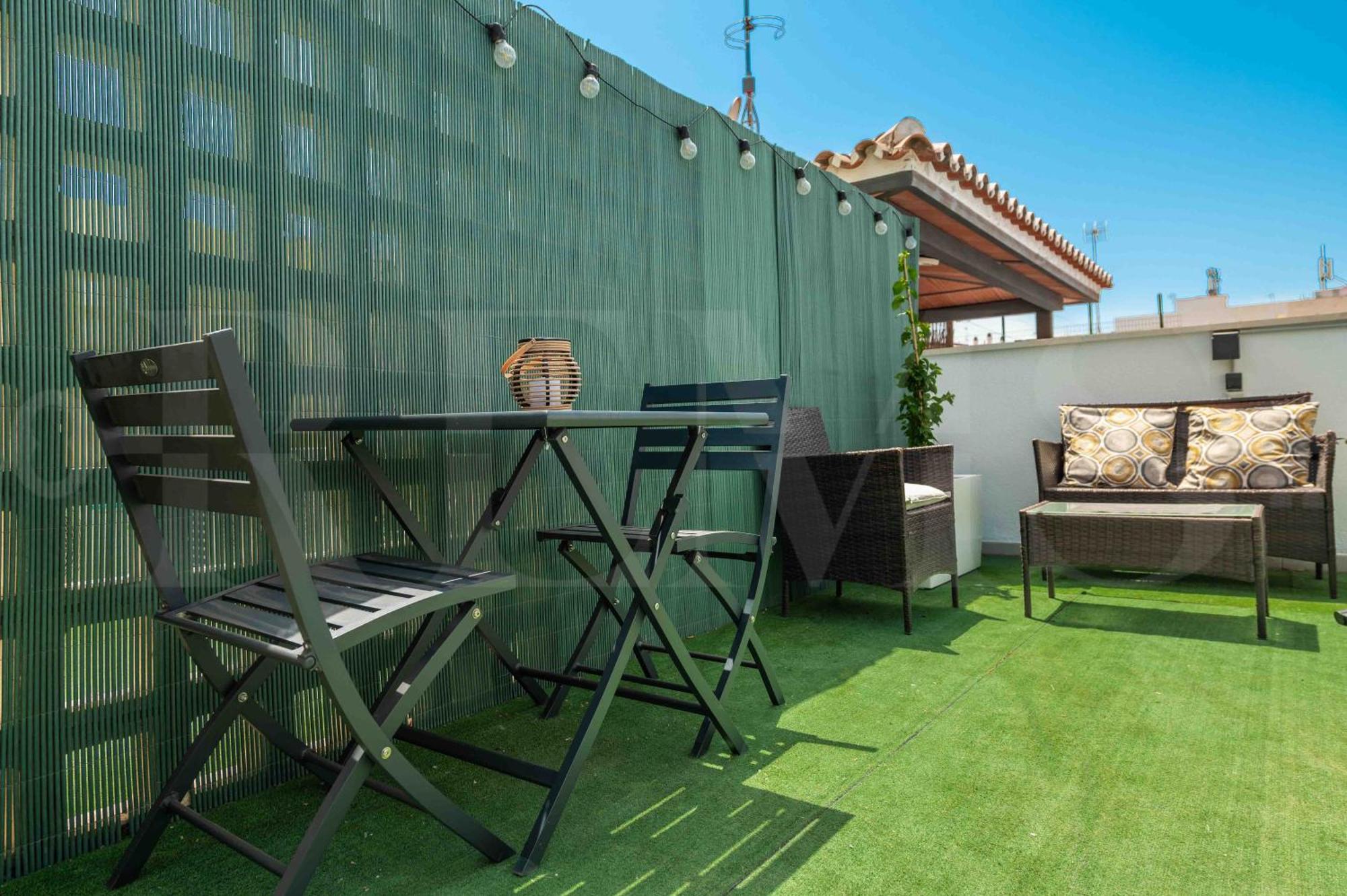 Modern Studio With Private Rooftop Terrace By Rems Málaga Extérieur photo