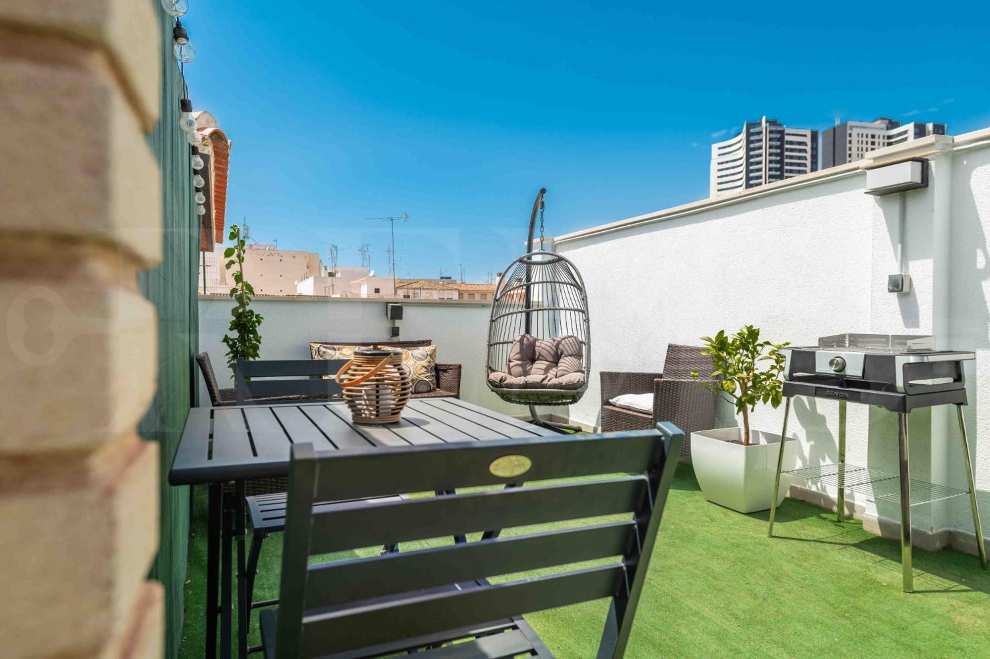 Modern Studio With Private Rooftop Terrace By Rems Málaga Extérieur photo