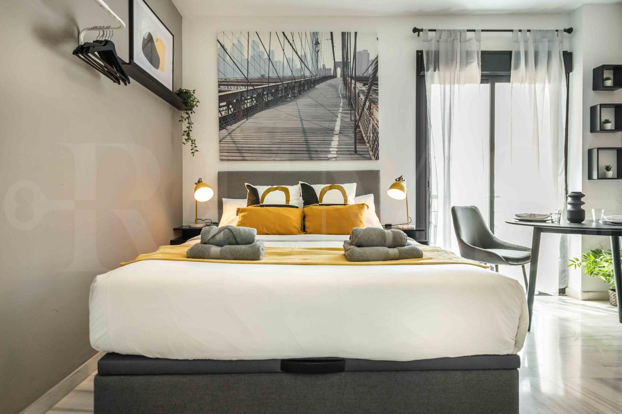 Modern Studio With Private Rooftop Terrace By Rems Málaga Extérieur photo